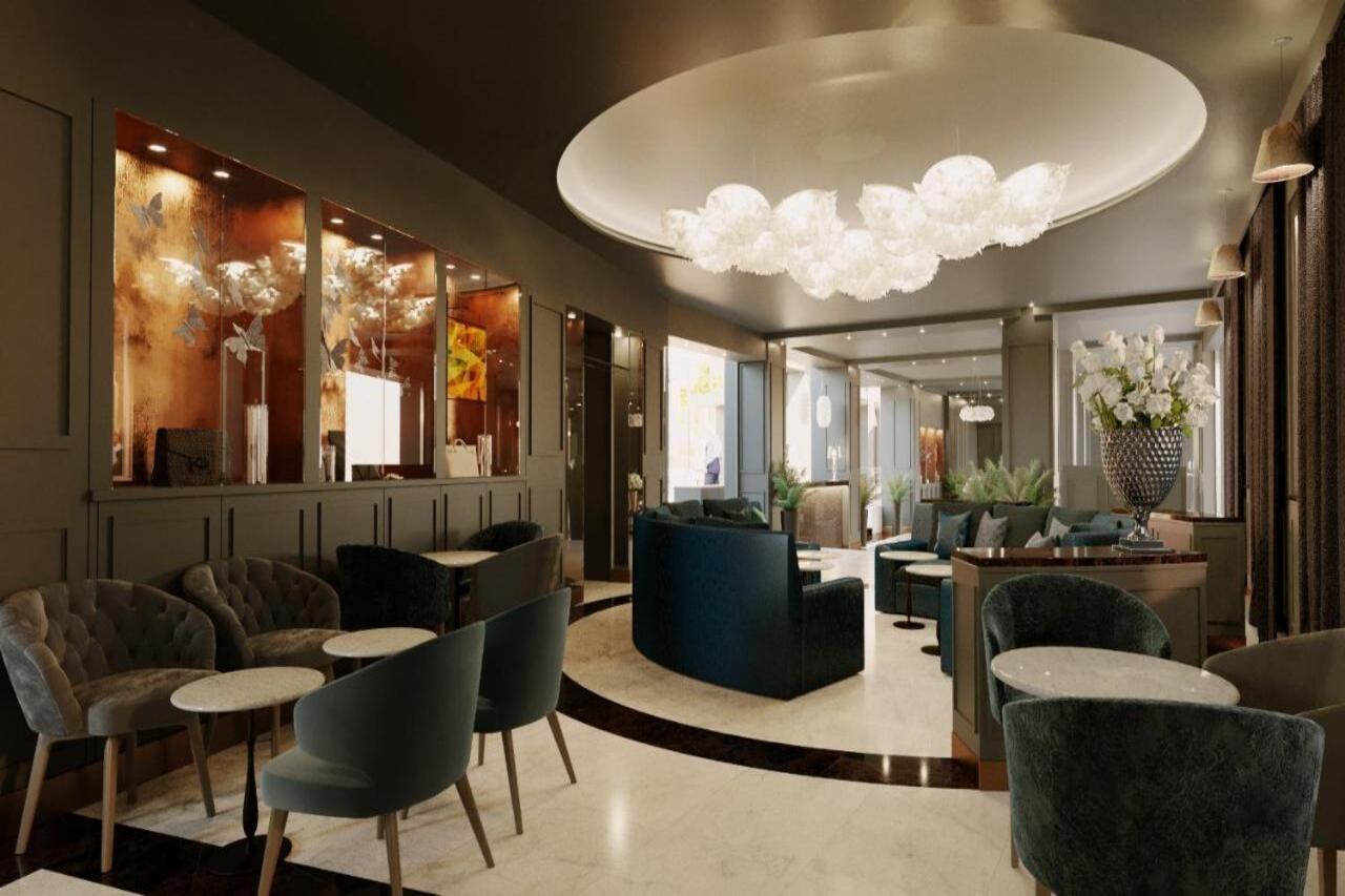 Palazzo Doglio Hotel Cagliari Luaran gambar The lounge at the airport